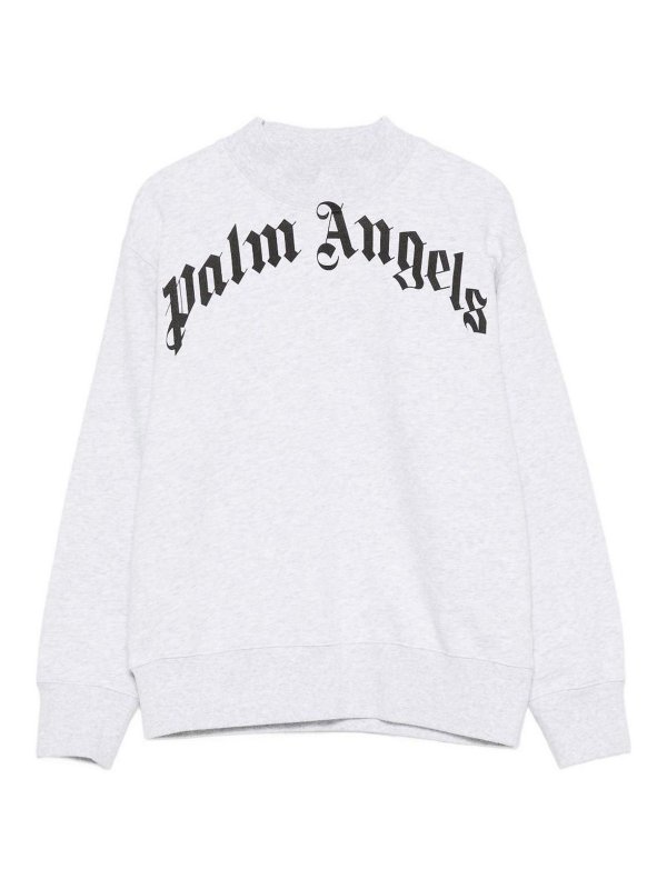 Palm Angels: スウェット＆セーター - スウェットシャツ/セーター - グレー