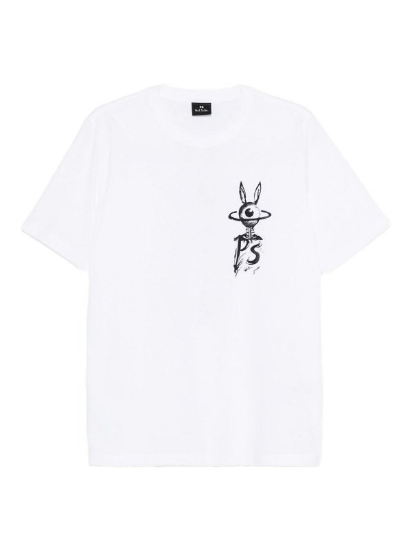 PAUL SMITH: crew necks - Crew Neck T-Shirt With Pint