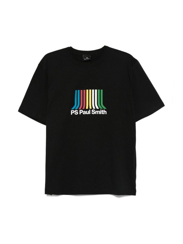 PAUL SMITH: crew necks - Crew Neck T-Shirt With Print