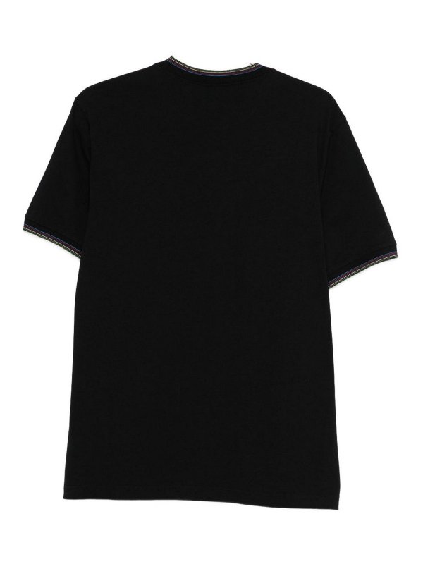 The Best Shops PAUL SMITH: crew necks - T-Shirt With Striped Crew Neck