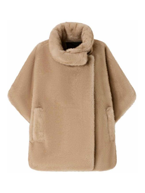 Pinko: Fur & Shearling Coats - Fur coat
