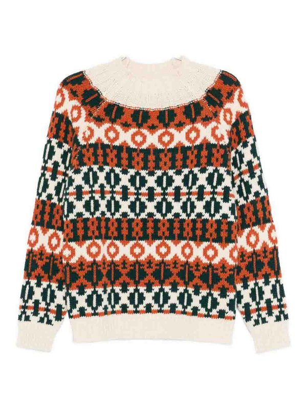 RAKK: Suéteres con cuello pico - Suéter Cuello Redondo - Blanco