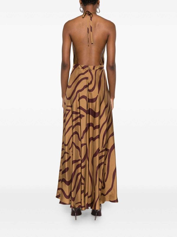 RAQUEL DINIZ: abiti lunghi online - Halterneck Maxi Dress
