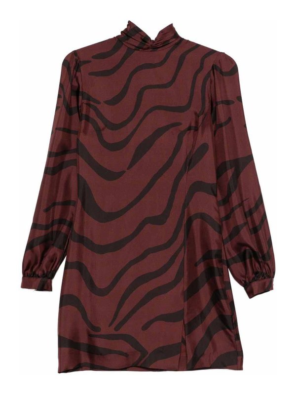 RAQUEL DINIZ: ショートドレス - ショートドレス - ダークレッド