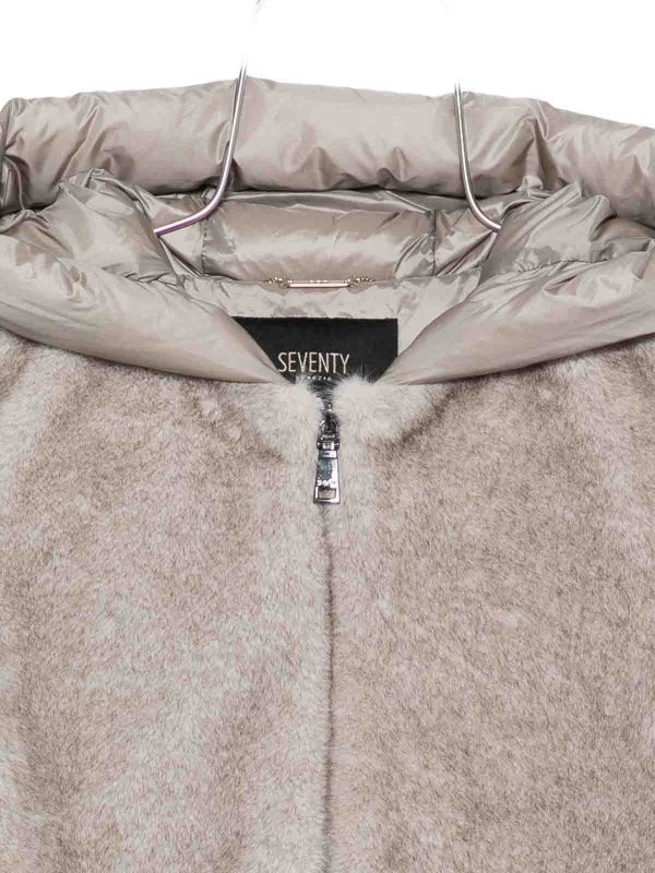 SEVENTY: Abrigos de borreguito y piel  online - Abrigo De Piel - Gris