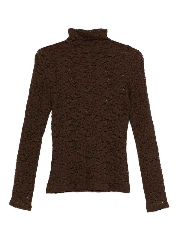 SEVENTY: Pull col rond online - Pull Col Rond - Marron