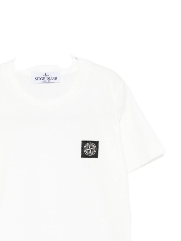 The Best Shops STONE ISLAND: T-shirts - T-Shirt - Beige
