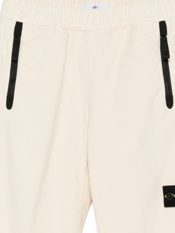 STONE ISLAND: Casual Hosen online - Casual Hose - Weiß