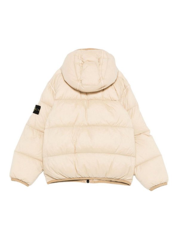 STONE ISLAND: padded jackets online - Quilted Down Jacket With Logo
