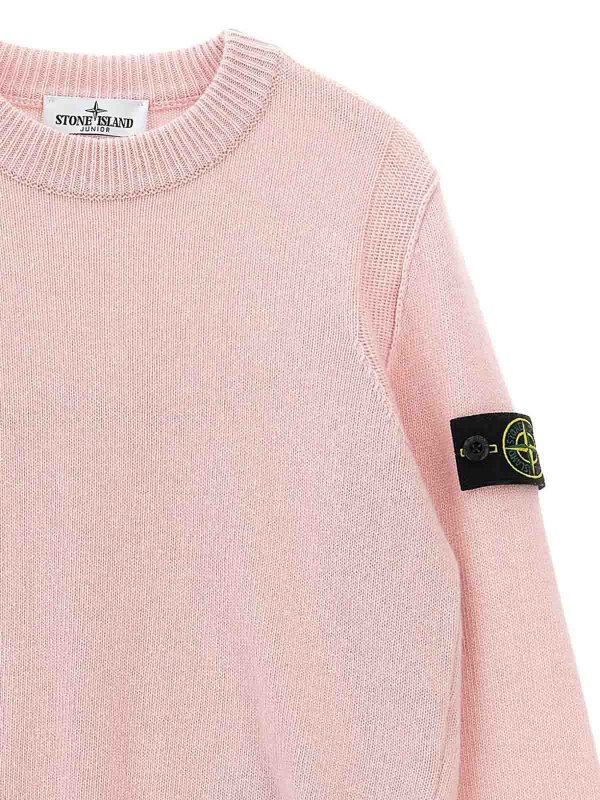 The Best Shops STONE ISLAND: crew necks - Crew Neck Sweater With Logo