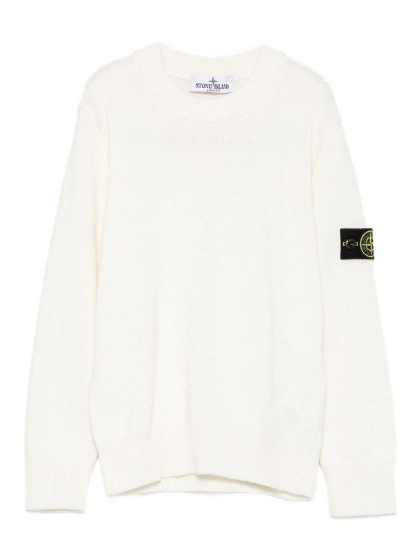 STONE ISLAND: crew necks - Crew Neck Sweater With Logo