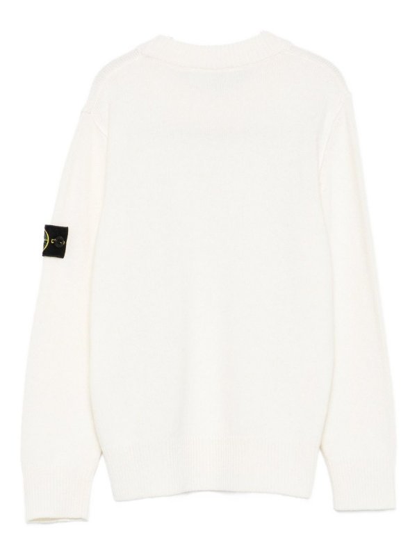 STONE ISLAND: crew necks online - Crew Neck Sweater With Logo