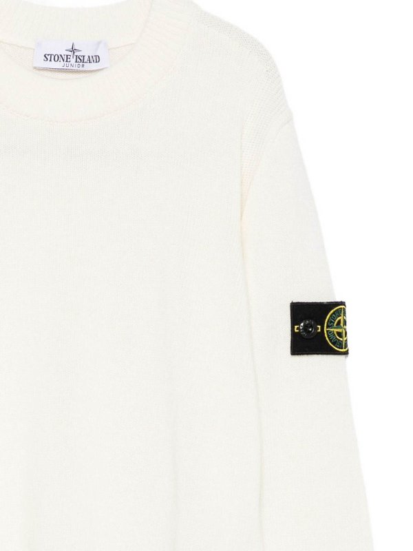 The Best Shops STONE ISLAND: crew necks - Crew Neck Sweater With Logo