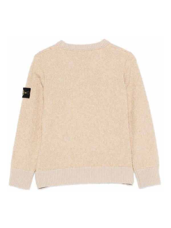 The Best Shops STONE ISLAND: crew necks - Crew Neck Sweater With Logo