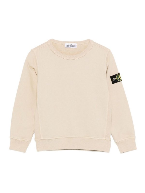 STONE ISLAND: crew necks - Crewneck Sweatshirt With Logo