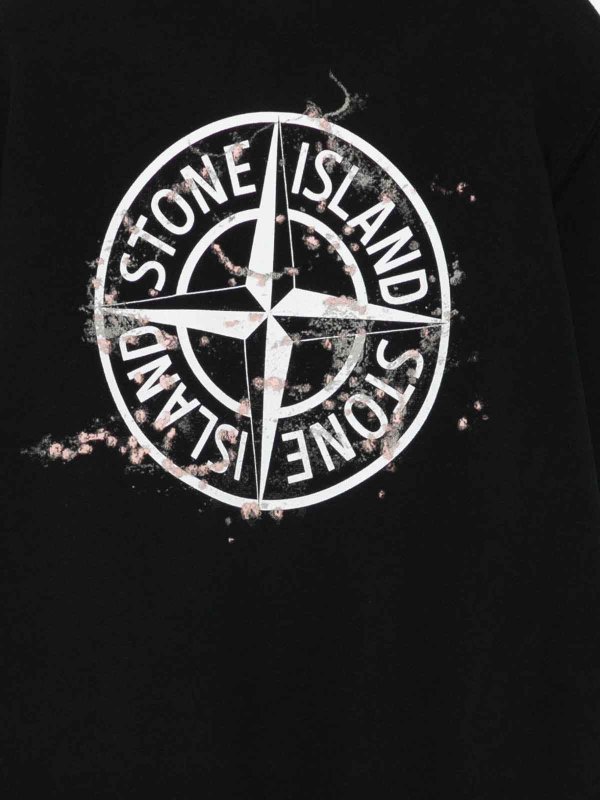 The Best Shops STONE ISLAND: crew necks - Crewneck Sweatshirt With Logo