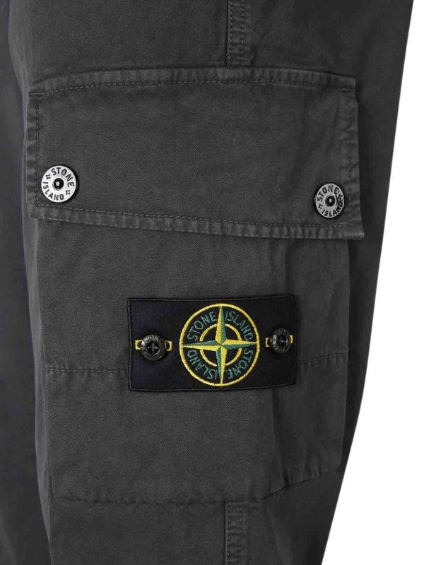 STONE ISLAND buy online カジュアルパンツ - グレー