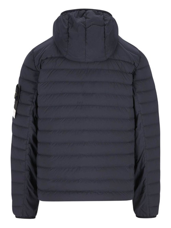 STONE ISLAND: padded jackets online - Short Down Jacket With Logo Patch