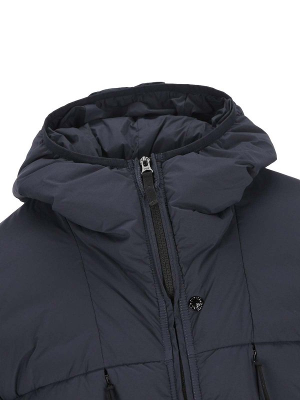 Short Down Jacket With Logo Patch shop online: STONE ISLAND