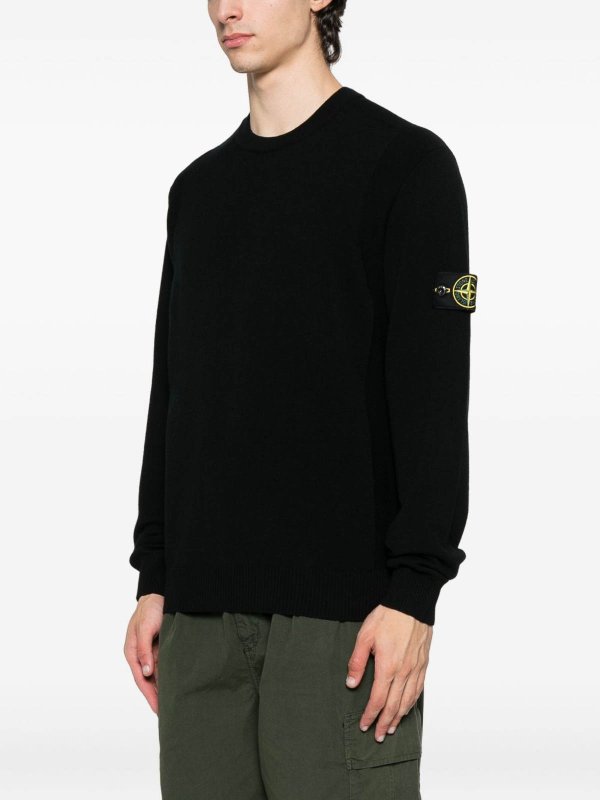 STONE ISLAND buy online Pull Col Rond - Noir