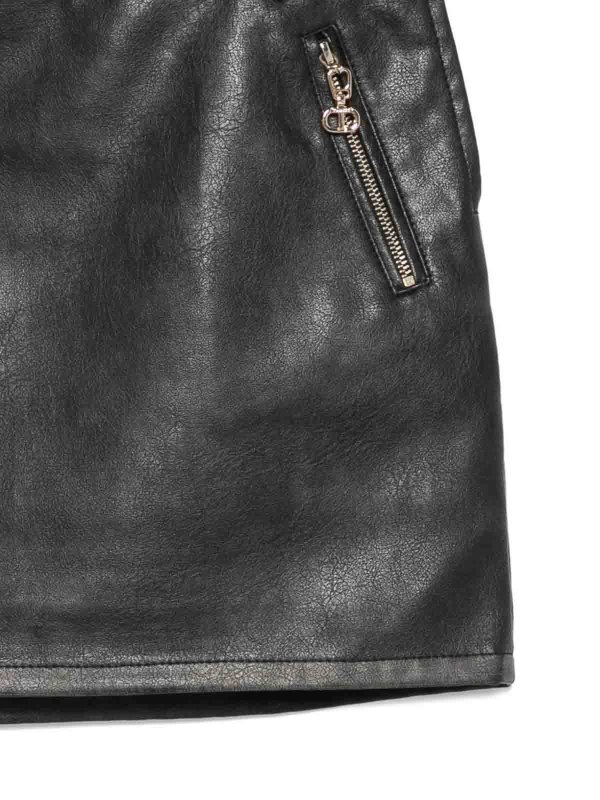 The Best Shops TWINSET: Faldas media pierna y semilargas - Falda Semilarga - Negro