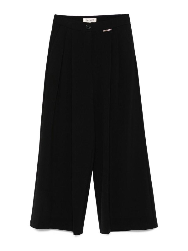 TWINSET: casual trousers - Pleated Trousers
