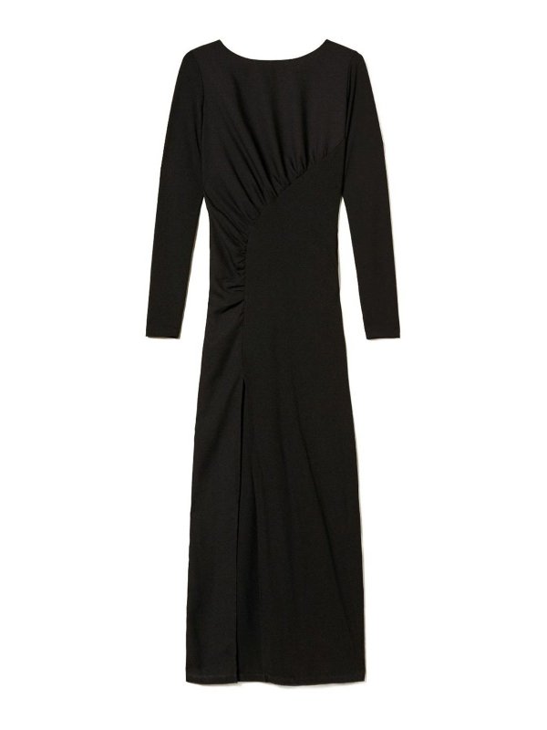 TWINSET: ニーレングスドレス - 膝丈ドレス - 黒