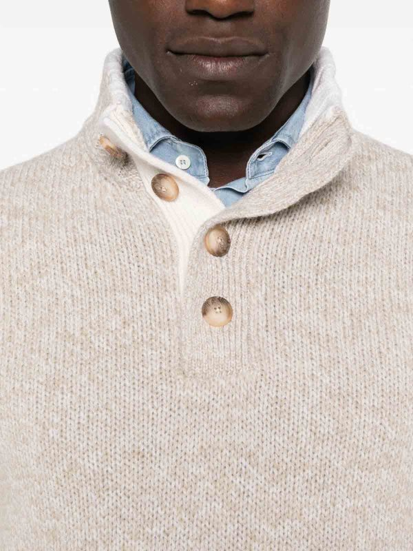 Pull Col Rond - Beige shop online: VENGERA