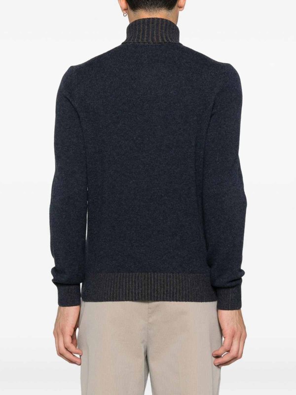 クルーネック - ブルー shop online: VENGERA