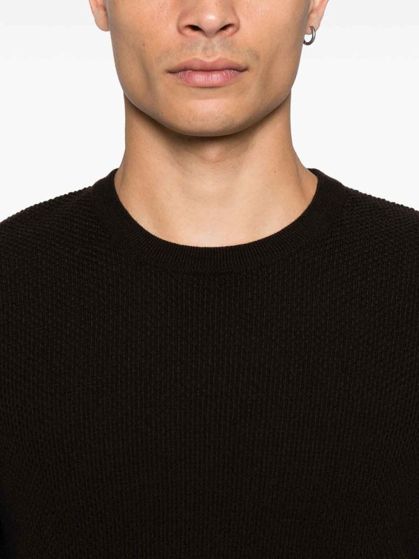VENGERA: Suéteres con cuello pico online - Suéter Cuello Redondo - Negro