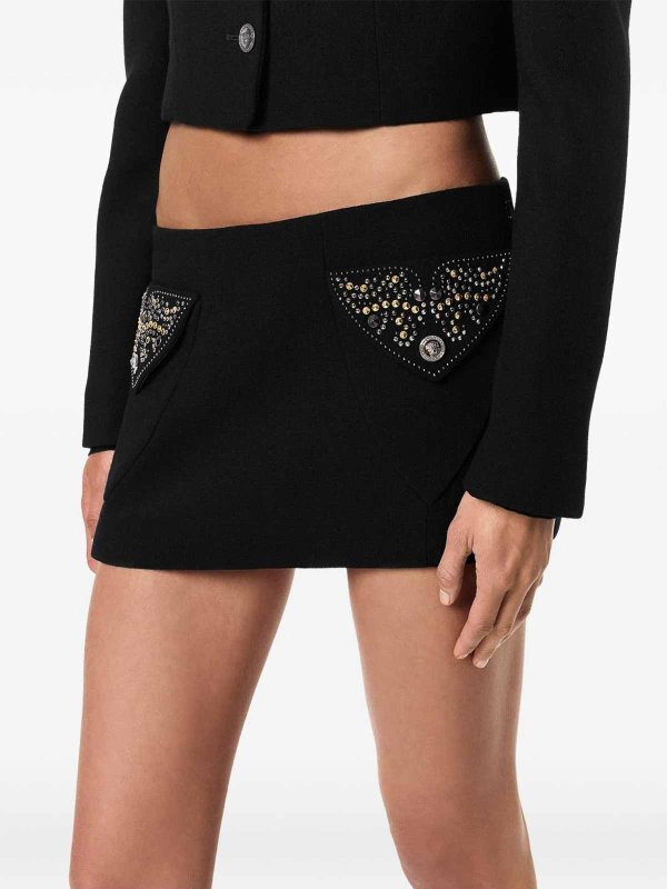 Mini Jupe - Noir shop online: VERSACE