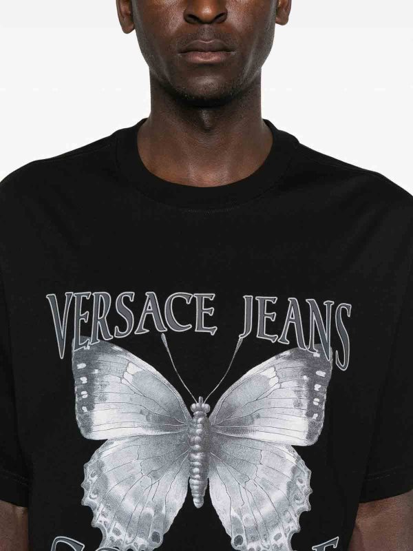 クルーネック - 黒 shop online: VERSACE JEANS