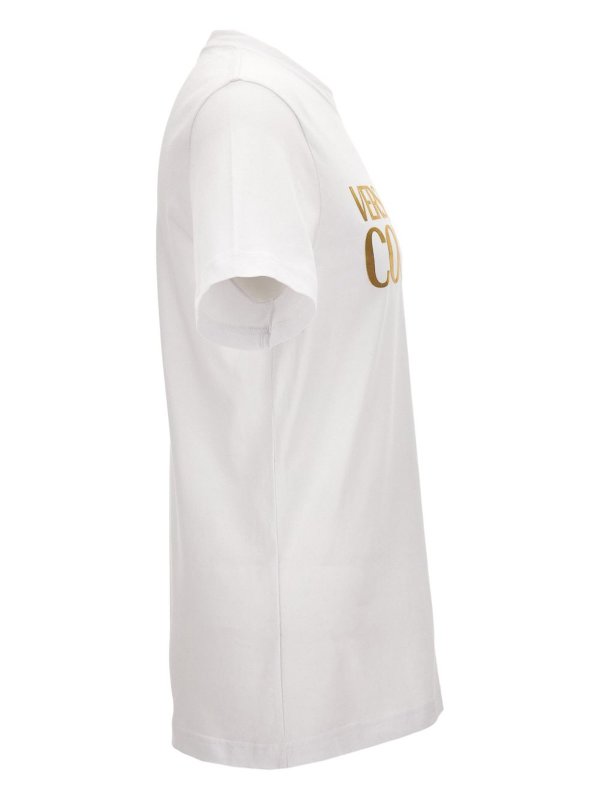 VERSACE JEANS: Pull col rond online - Pull Col Rond - Blanc