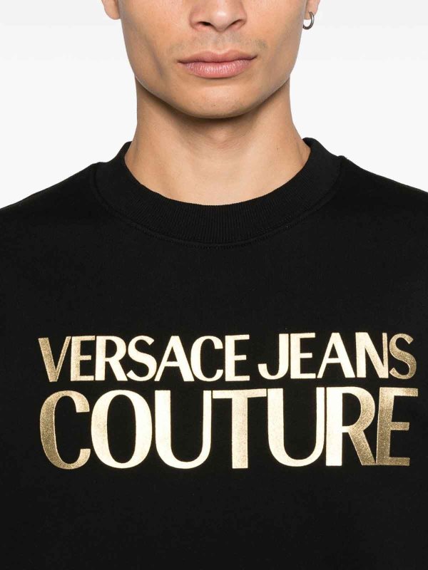 VERSACE JEANS: Sudaderas y suéteres online - Sudadera - Negro