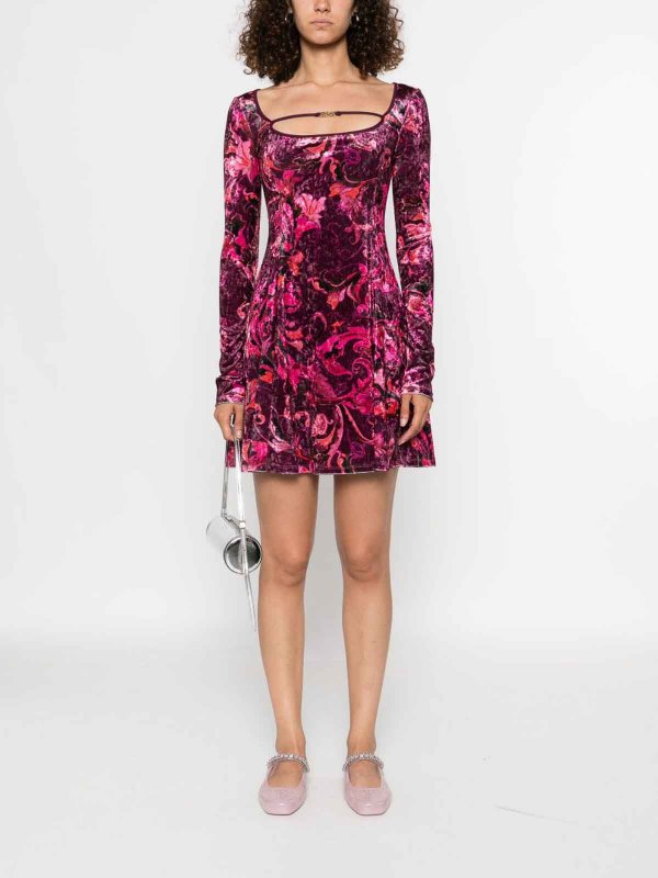 The Best Shops VERSACE JEANS: Vestidos media pierna - Vestido Midi - Rojo Oscuro