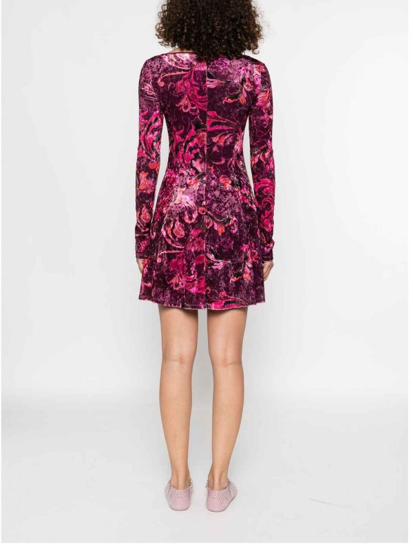 Vestido Midi - Rojo Oscuro shop online: VERSACE JEANS