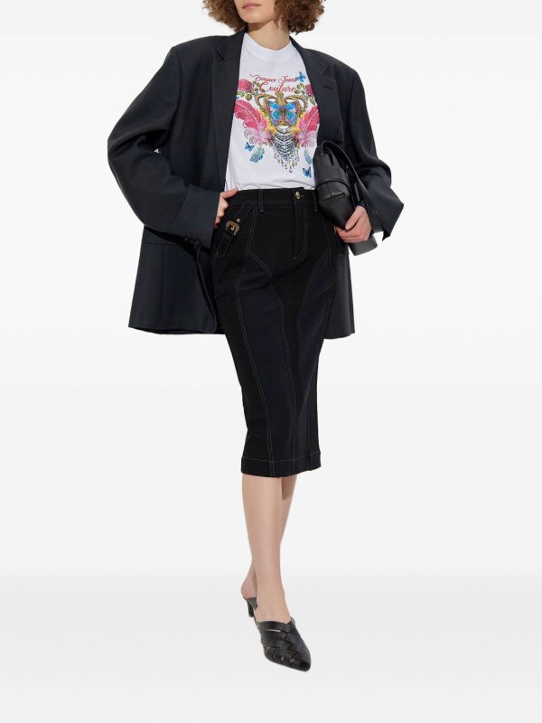 The Best Shops Versace Jeans Couture: Tシャツ - クルーネック - 白