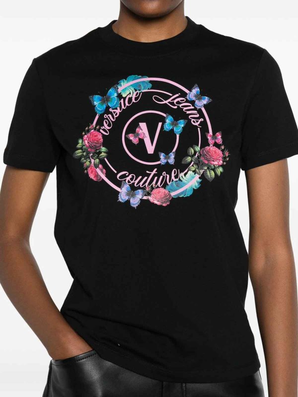 VERSACE JEANS buy online クルーネック - 黒