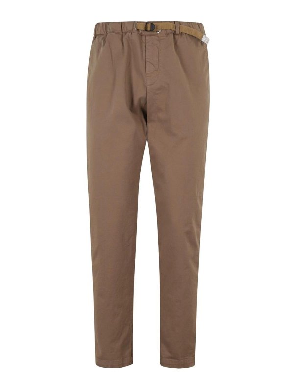 WHITE SAND: カジュアルトラウザー - カジュアルパンツ - ブラウン