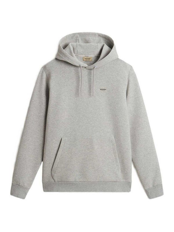 WOOLRICH: Sudaderas y suéteres - Sudadera - Gris