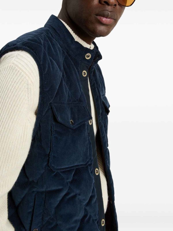 The Best Shops WOOLRICH: Gilets tricot - Gilet - Bleu