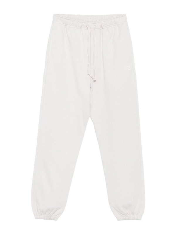 Y-3: Pantalones casual - Pantalón Casual - Beis