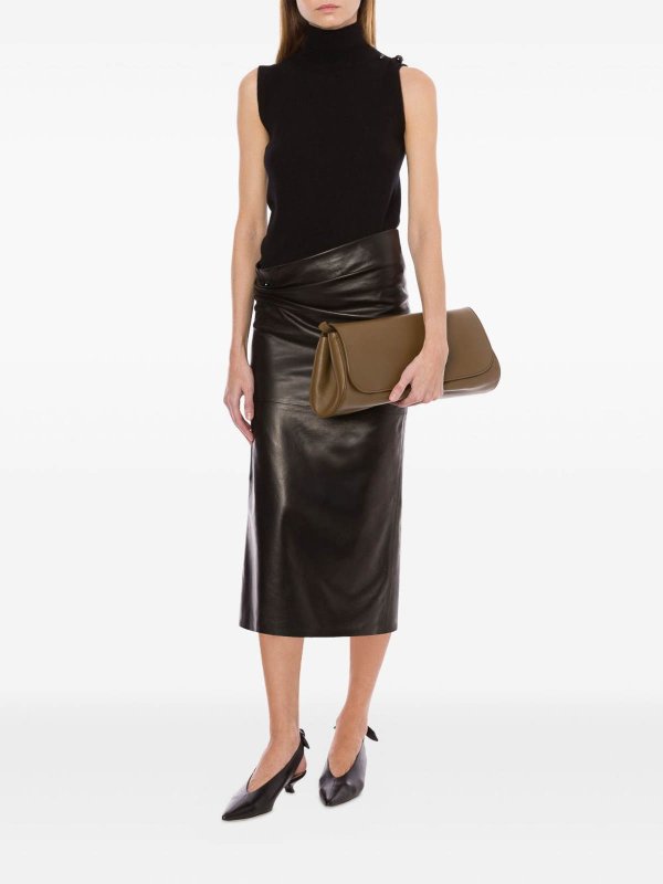 The Best Shops ALBERTA FERRETTI: Tops & Tank tops - Cashmere Top With A Funnel Neck