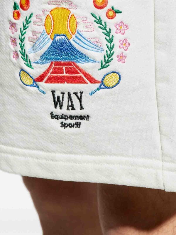 CASABLANCA buy online Cotton Shorts With Logo