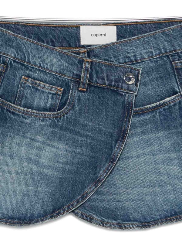 The Best Shops COPERNI: Knielange und Midi Röcke - Midirock - Blau