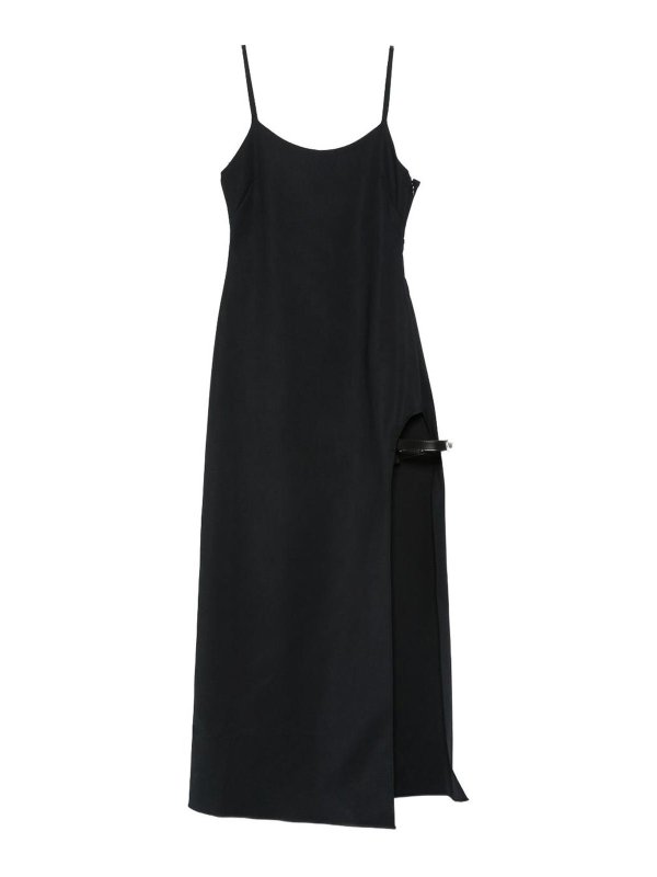 COPERNI: knee length dresses - Midi Dress With Side Slit