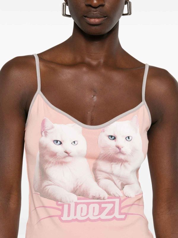 トップ/タンクトップ - ヌードカラー shop online: DIESEL