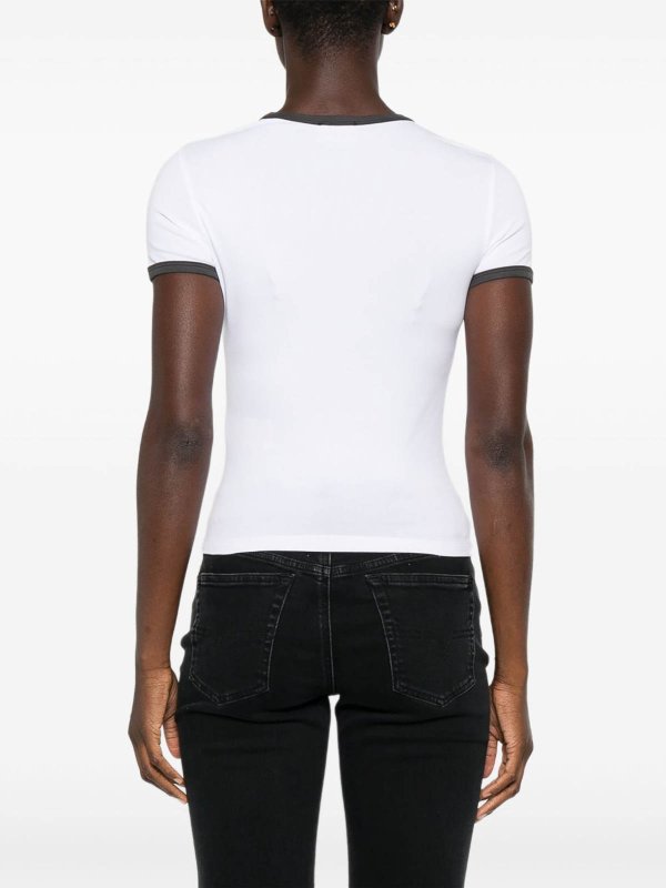 DIESEL buy online White Cotton T-Shirt With Print
