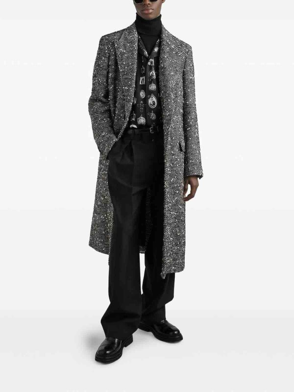 DOLCE & GABBANA buy online Herringbone Coat