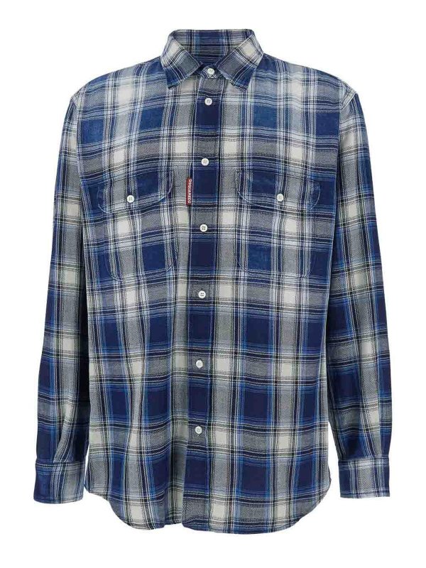 DSQUARED2: Camisas - Camisa - Azul